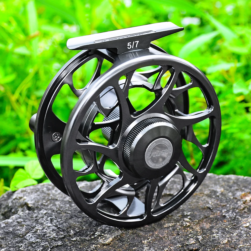 

Aluminum 5/7-7/9-9/10 WT 3+1BB Fly Fishing Wheel Fly Fishing Reel Fly Reel CNC Machine Left&Right Handle Gun Color Casting New