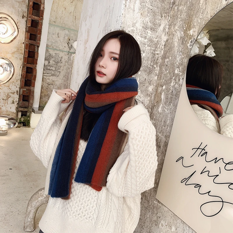 Корейские осенние и зимние Новые поступления милый шарф удобный мягкий