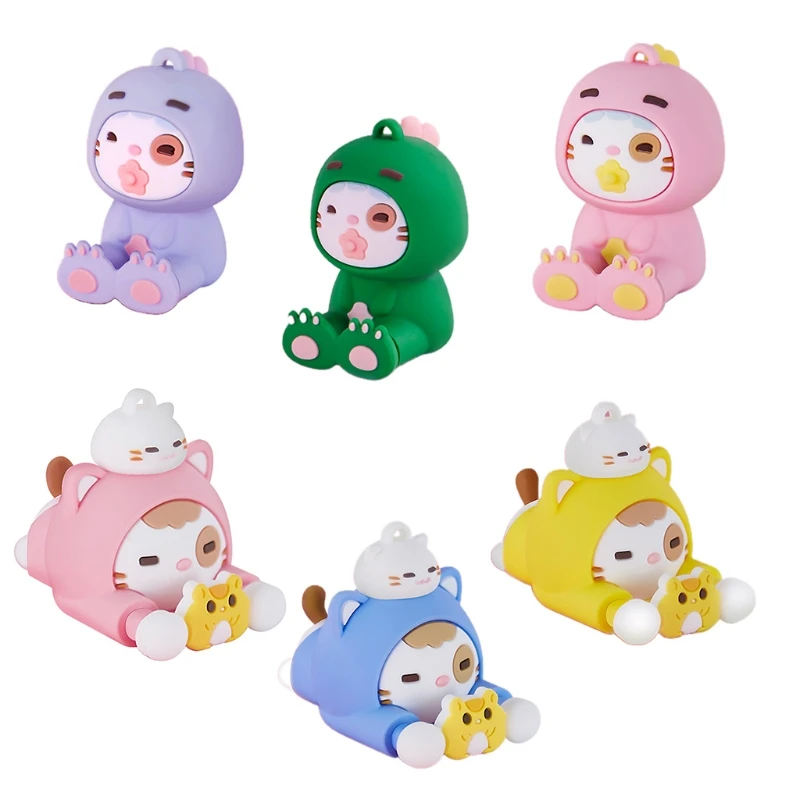 Держатель для смартфона 900F с милым котом настольная подставка мультяшными