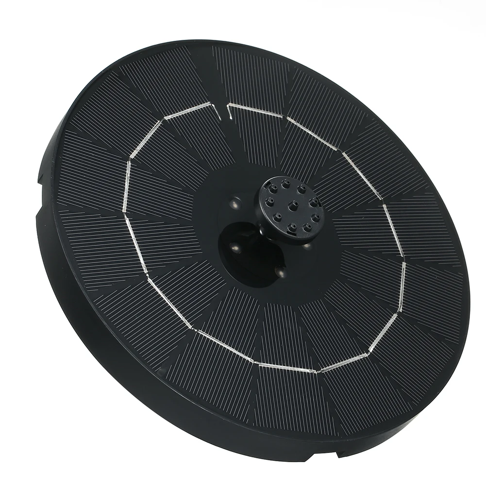 

3.8W Waterfall Floating Solar Panel Water Fountain Submersible Water Floating Colorful Light Solar Panel Water Fountain Pump