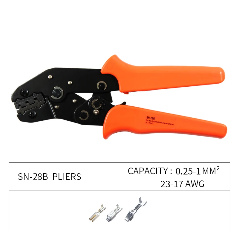 SN 28B 1550PCS dupont обжимной инструмент плоскогубцы клемма наконечник провод ручной