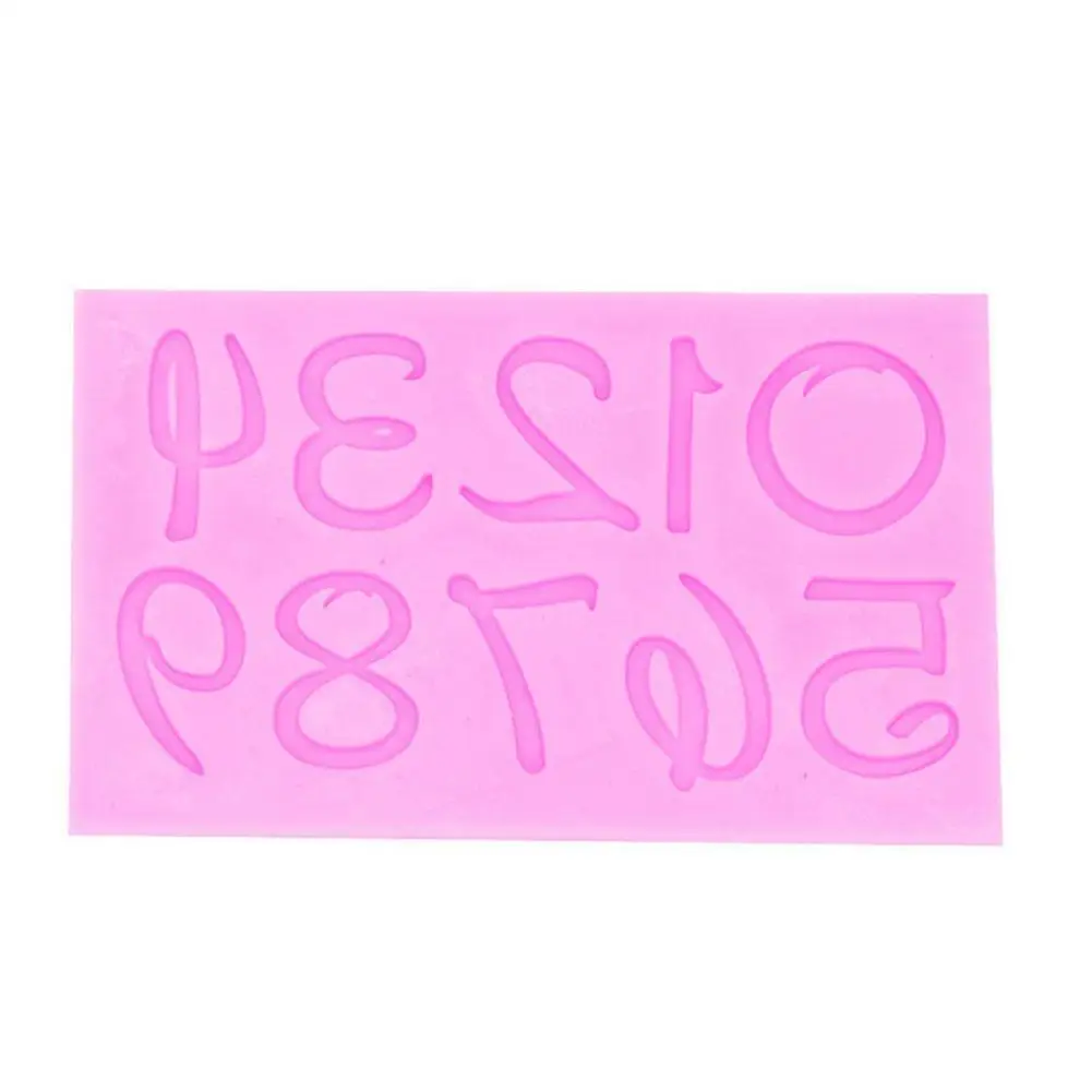 

Alphabet Silicone Mold Letter Number Fondant Tools Flexible Mold Decoration Baking Mold Chocolate Tool Dessert Chocolate Ca F4L5