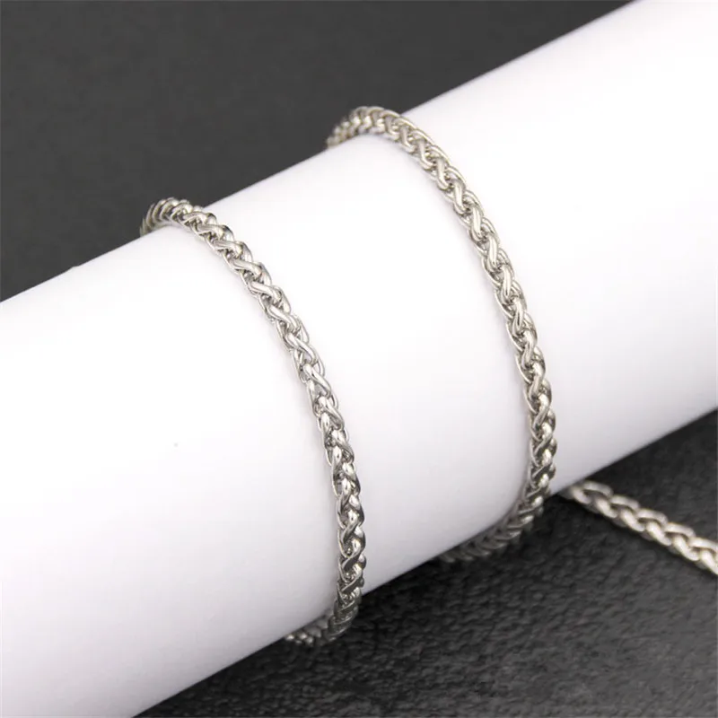 Wholesale cheap 4MM stainless steel keel chain necklace length 20-28inches fashion jewelry for men and women Top quality | Украшения и