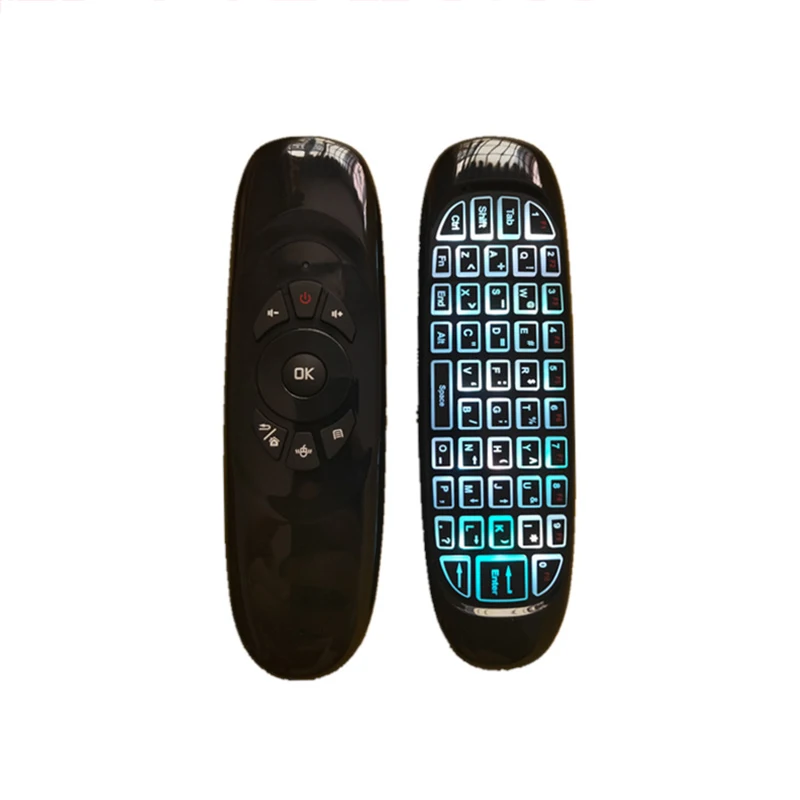 Larryjoe RGB подсветка Fly Air mouse беспроводная клавиатура с подсветкой G64 перезаряжаемый