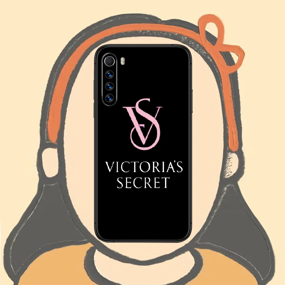 

Fashion Victoriaes Pinks Secret Phone Case For Xiaomi Redmi Note 7 8 8T 9 9S 4X 7 7A 9A K30 Pro Ultra black Funda Tpu Hoesjes