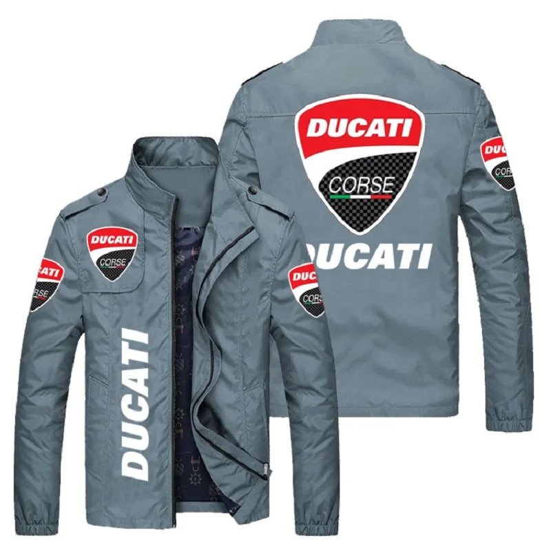 

Осень-зима 2021, новые куртки для мужчин и женщин, пальто Ducati, куртка с принтом логотипа машины, Мужская ветровка, уличная одежда в стиле хип-хо...