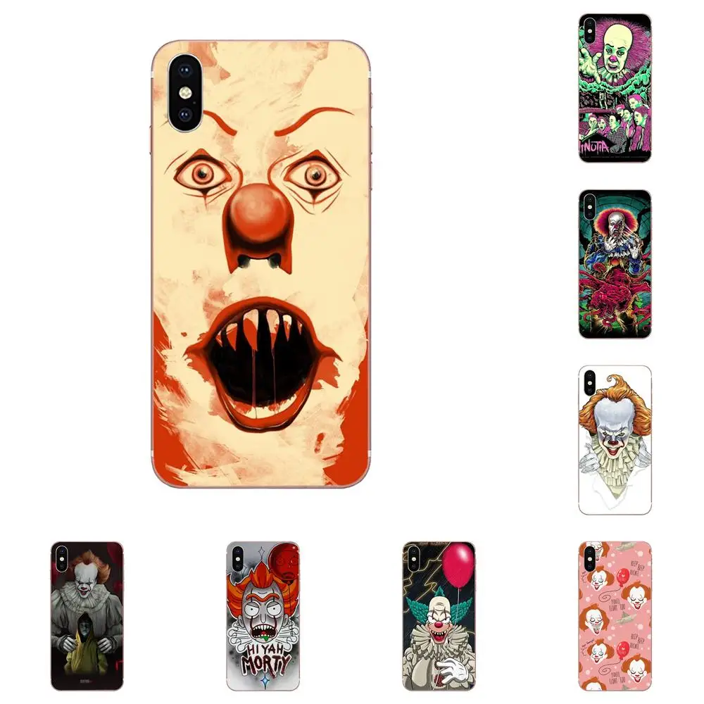 Забавный Pennywise клоун ужас для Huawei Honor Nova Note 5 5I 8A 8X10 Pro 9X Moto G G2 G3 G4 G5 G6 G7 Plus Мягкий