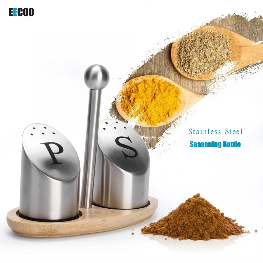 Набор шейкеров для соли и перца из нержавеющей стали | Дом сад