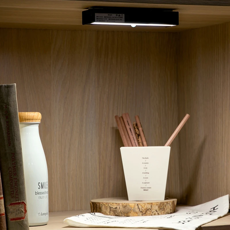 Длинный светильник с датчиком движения ночник регулируемой яркостью и сенсорным