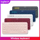 Новая беспроводная Bluetooth-клавиатура Logitech K380, ультратонкая портативная беззвучная клавиатура с несколькими устройствами для ПК, ноутбука, планшета, Android, IOS