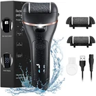 Перезаряжаемые электрическая Шлифовальная Пилка Для ног, средство для удаления костных наростов Фрезер для педикюра устройство забота о ногах инструменты средства ухода за кожей стоп для женщин высокие каблуки, удалить омертвевшие чешуйки кожи светодиодный