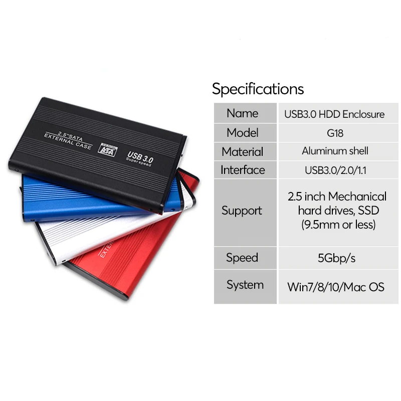 Корпус для жесткого диска UTHAI G18 USB3.0/USB2.0 чехол мобильного телефона 2 5 дюйма