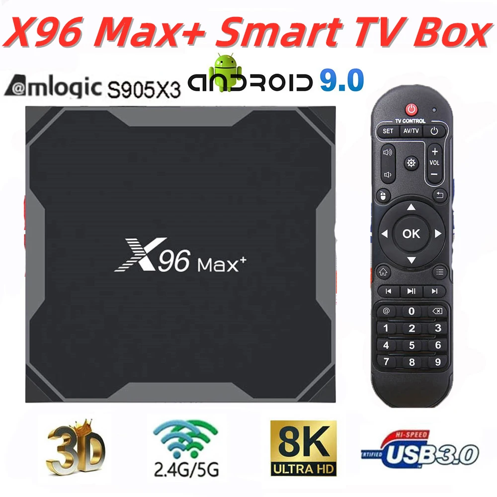 X96 Max plus Android IPTV коробка Беспроводная suppprt Бельгия Нидерланды Смарт только без