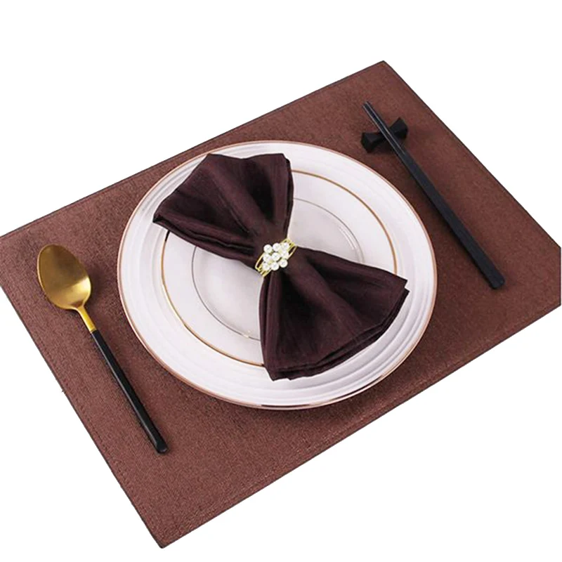 

10Pcs/Lot Napkin Buckle Pearl Wedding Napkin Ring Hotel Home Napkin Holder Table Decorations