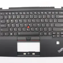 New For Lenovo Thinkpad X1 Carbon 4th Gen Palmrest Panel Bezel Cover US English Backlit Backlight Keyboard FRU 01AV154 01AV193