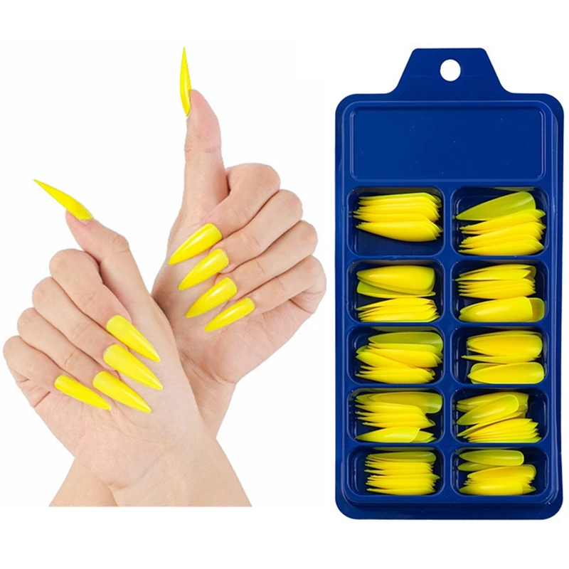 100 Осенний комплект из двух вещей Ballerina накладные ногти конфеты Цвета натуральный