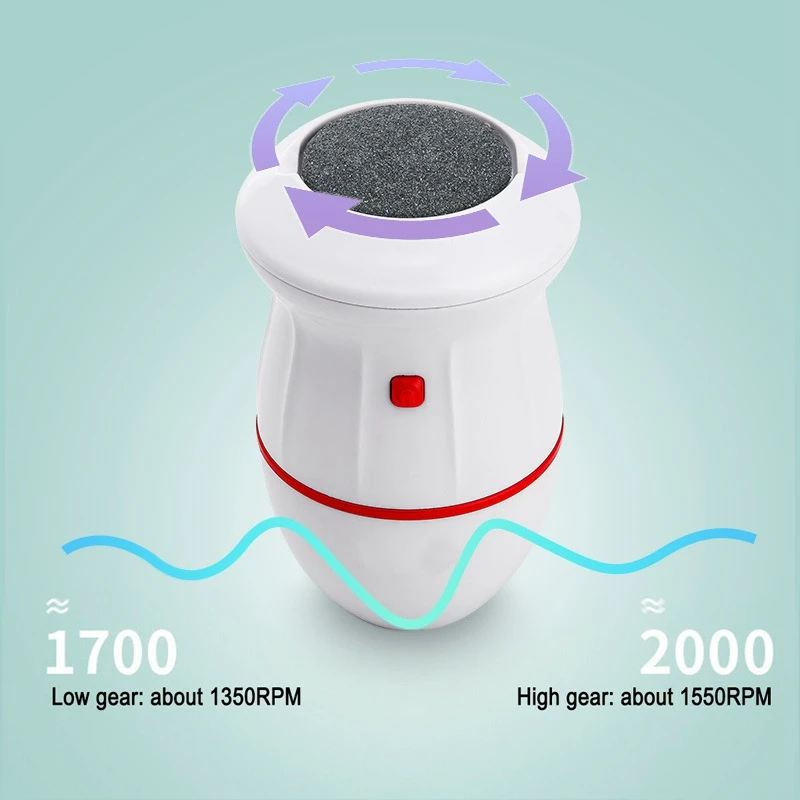 Электрическое педикюрное средство для удаления омертвевшей кожи Абсорбирующая