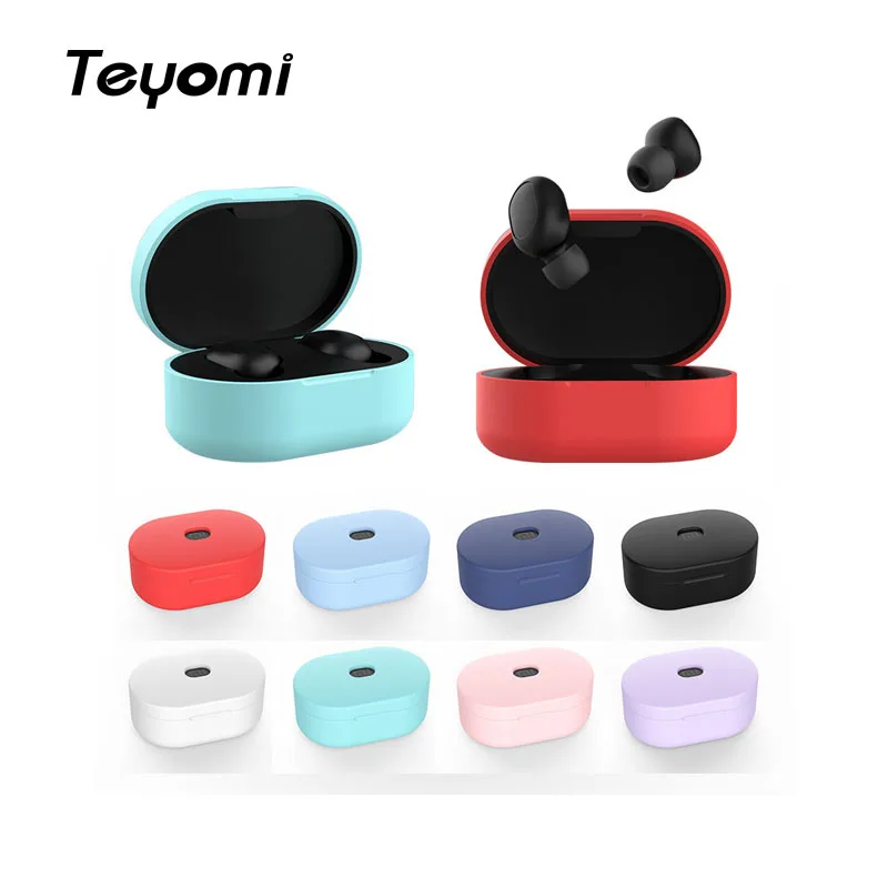 Силиконовый чехол для Xiaomi MI Redmi AirDots Молодежная версия беспроводные Bluetooth