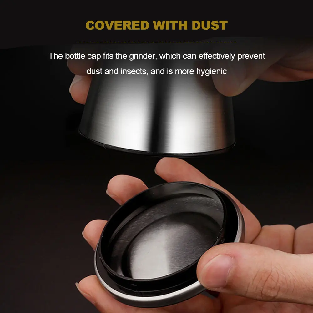 304 нержавеющая сталь перец Мясорубка черный соль кофе приправа бутылка