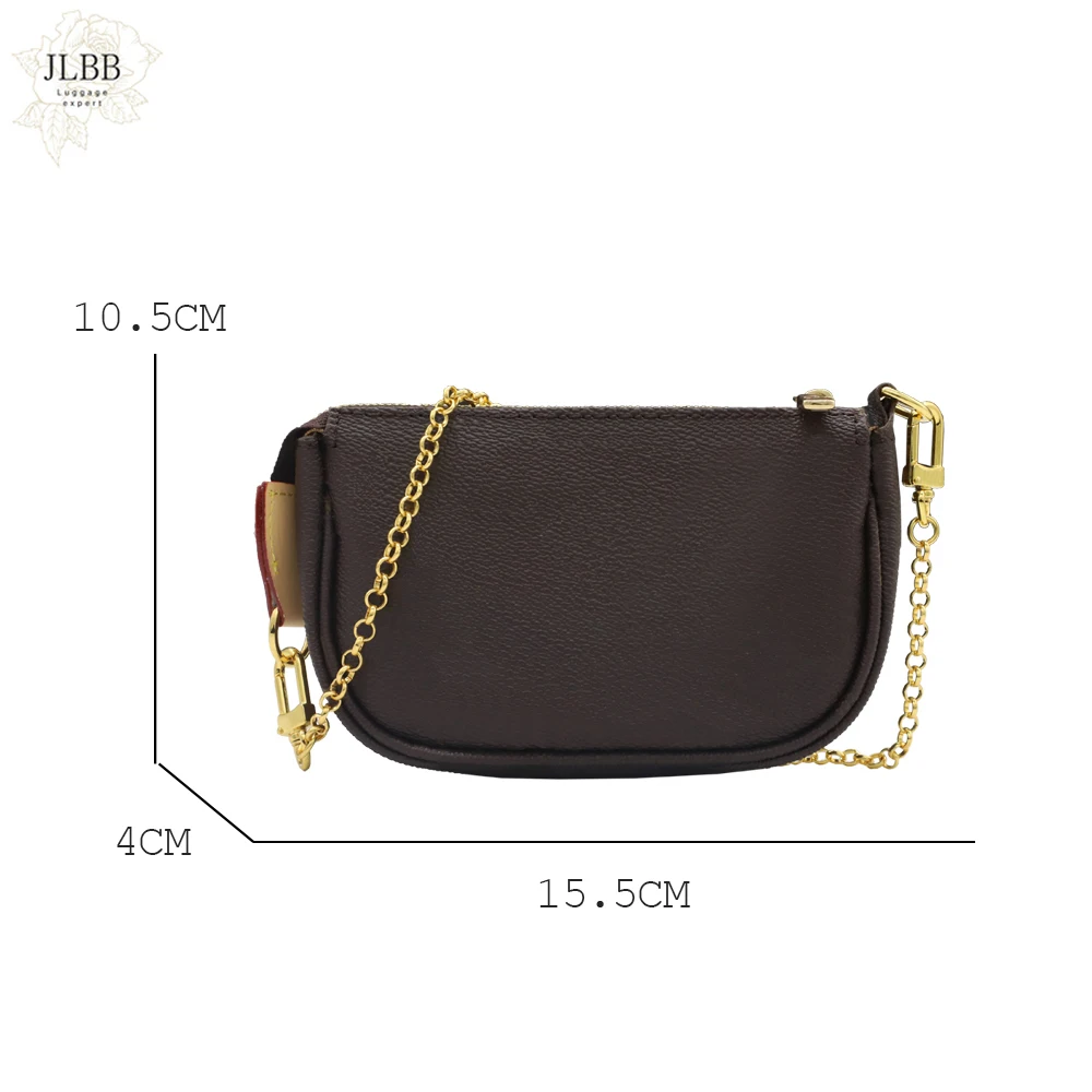 

Top Quality Luxury Design Women Baguette Bag Mini Chain Shoulder Strap Shoulder Handbags Can Be Combined With Box Free Shipping