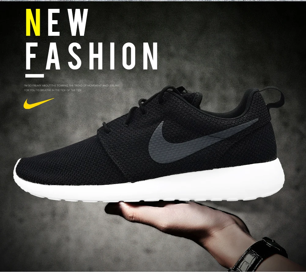 Оригинальные мужские легкие спортивные кроссовки для бега NIKE ROSHE RUN Ourdoors 511881-014