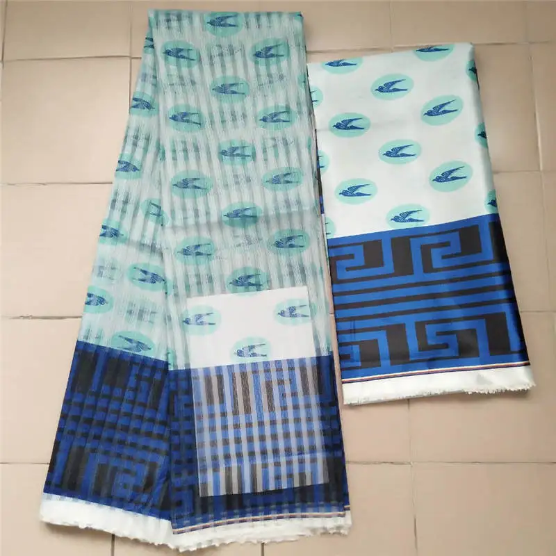 Дешево 2019 популярная вощеная ткань высшего качества, винтажная шелковая искусственная ткань с принтом 3 + 3 вощеная ткань Африканская для вечернего...