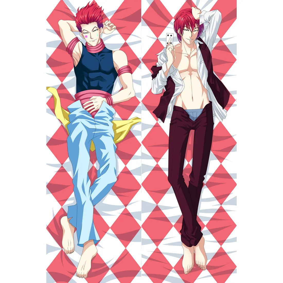 

Чехол для подушки Hunter X Hunter Hisoka 150x50 см, чехол для подушки аниме Dakimakura, постельное белье, обнимающий тело, косплей, Otaku, чехол для подушки на зак...
