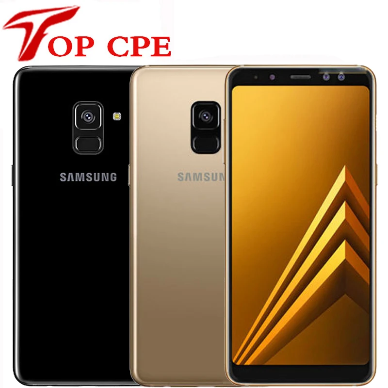 A530F оригинальный Samsung Galaxy A8 (2018) Duos мобильный телефон 5 6 &quotOcta Core 4 Гб оперативной