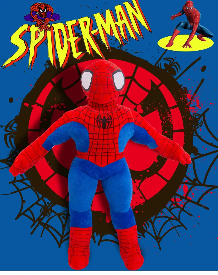 40 50 см Новые мстители Человек паук плюшевая игрушка высокое качество кукла