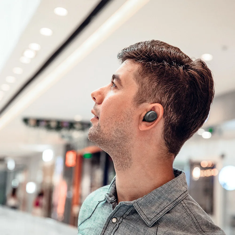 Blitzwolf BW FYE4 bluetooth V5.0 TWS True Wireless Наушники-вкладыши Наушники Hi-Fi Стереозвук Наушники двустороннего вызова Водонепроницаемые бас-вкладыши Наушники Гарнитуры Мужчины Женщины Наушники