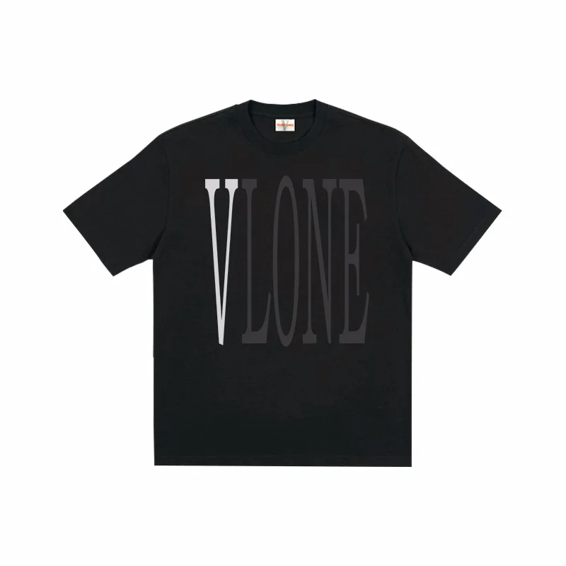 

2021 VLONE TRENDY Short-sleeved t-shirt male 3M reflective big V2021 new summer tide brand loose trend Tee