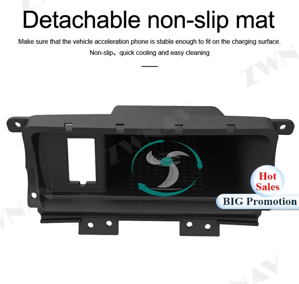 QI автомобильное беспроводное зарядное устройство для Nissan Sylphy 2016 2017 2018 2019 Iphone Huawei