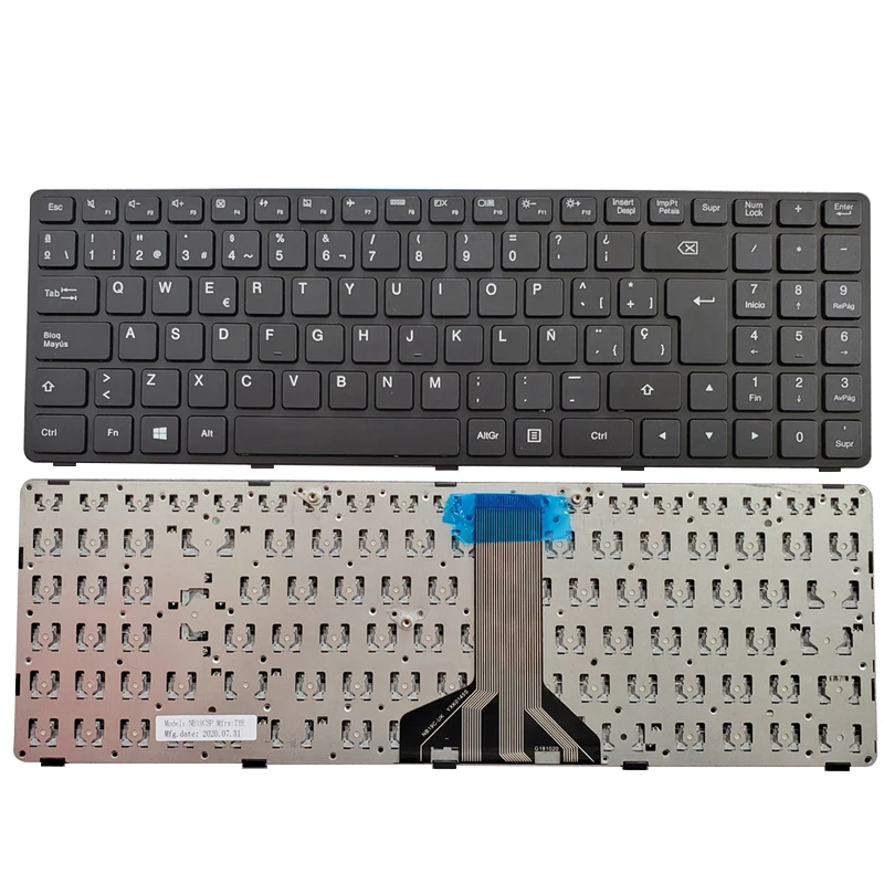 Новая испанская клавиатура для ноутбука Lenovo Ideapad/TIANYI 100-15 100-15IBY 100-15IB B50-10 SP black |