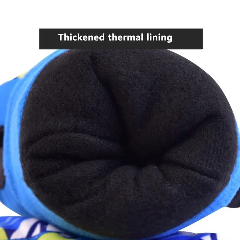 

Winter Outdoor Children's Warm Ski Gloves Sports Waterproof Windproof Gloves Thickened Long Wrist Warm Gloves