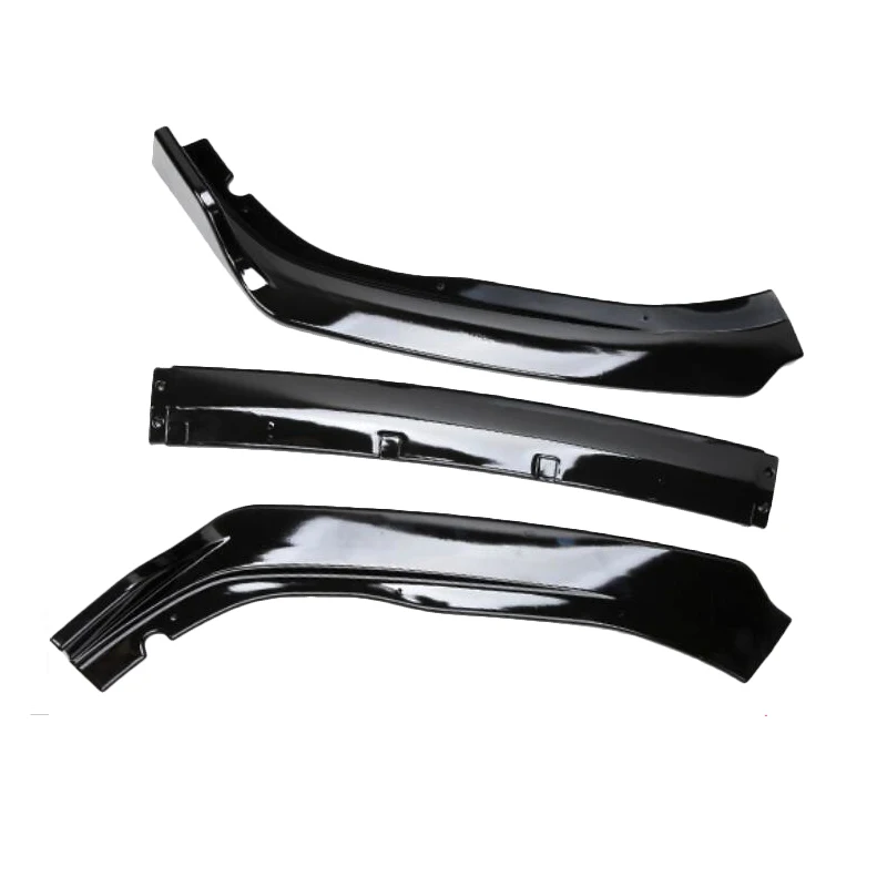 Углеродное волокно стиль ABS передний бампер Защита для губ накладка Передняя