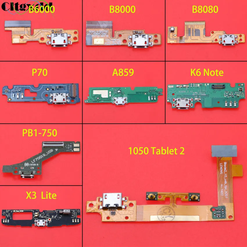 Гибкий usb зарядный порт кабель Micro Jack Dock коннектор pcb плата для lenovo Tablet Pad Yoga 10 B6000