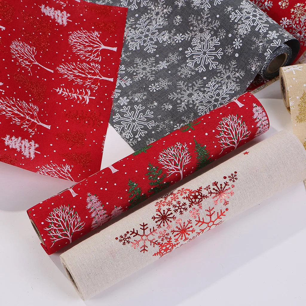 Рождественская настольная дорожка Снежинка Рождественское украшение стола