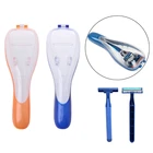 1 шт. портативный дорожный футляр держатель для бритвенных лезвий для бритвы для мужчин и женщин, аксессуары для хранения, органайзер для ванной