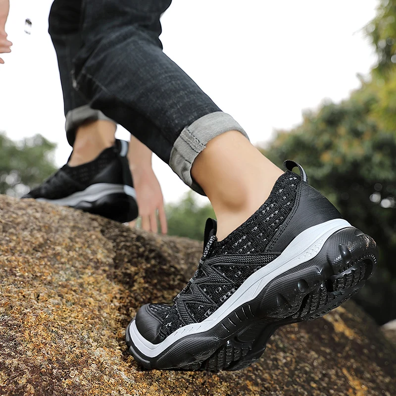Summer Men Shoes Lac-up Mesh Casual Lightweight Tenis Comfortable Breathable Walking Sneakers Zapatos De Hombre 39-46 |
