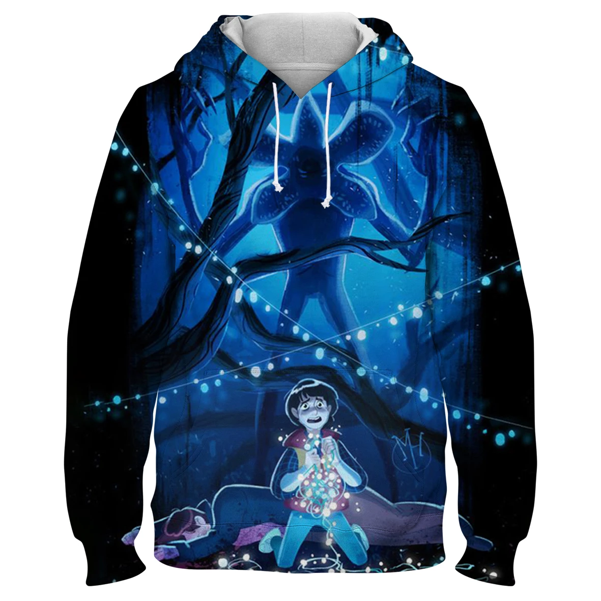 

Strange Things Men's Oversized Sweatshirt Autumn 2021 Boy Cool 3D Hoodie New Hooded Hoody Teen Harajuku Street Outerwear Tops