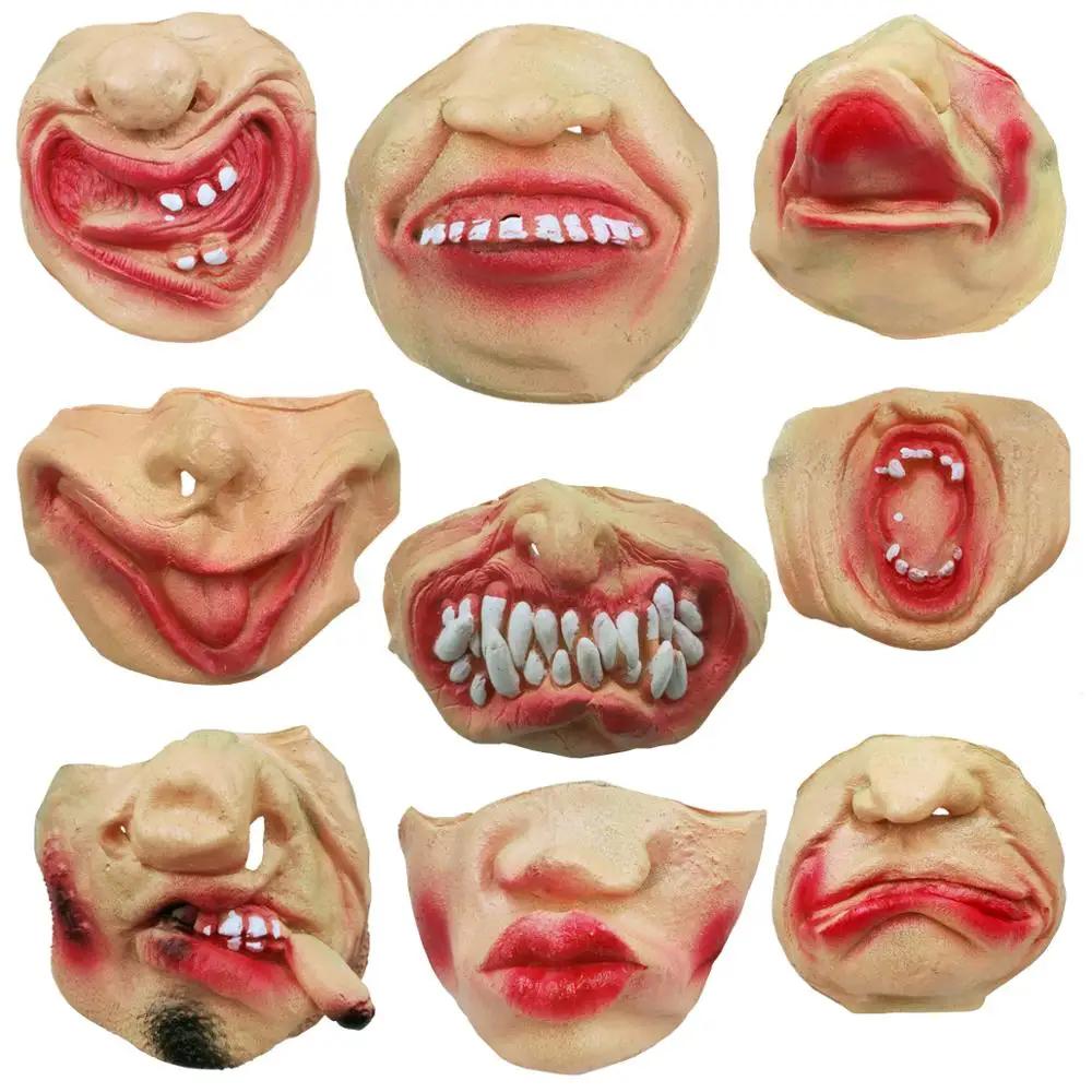 10 стилей забавная маска для детской и взрослой вечевечерние на Хэллоуин