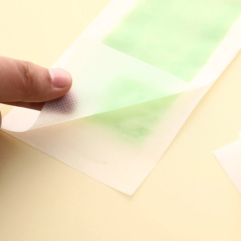 Hot!!!5pcs Hair Removal Beeswax Cream Tearing Wax Strip Paper Leg Armpit Body Facial Hair Remove For Women Men