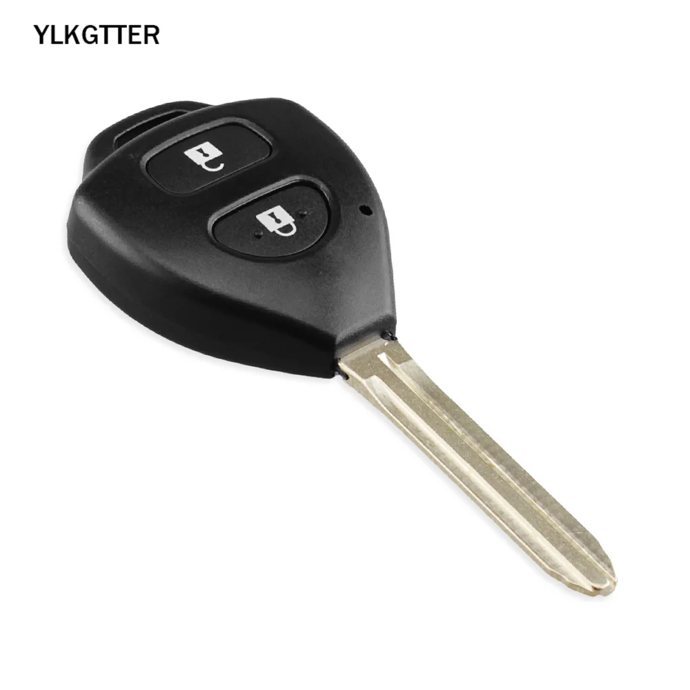 YLKGTTER 2-кнопочный дистанционный ключ для Toyota Camry Corolla Prado RAV4 Vios Hilux Yaris Car 315 МГц 4D67 чип