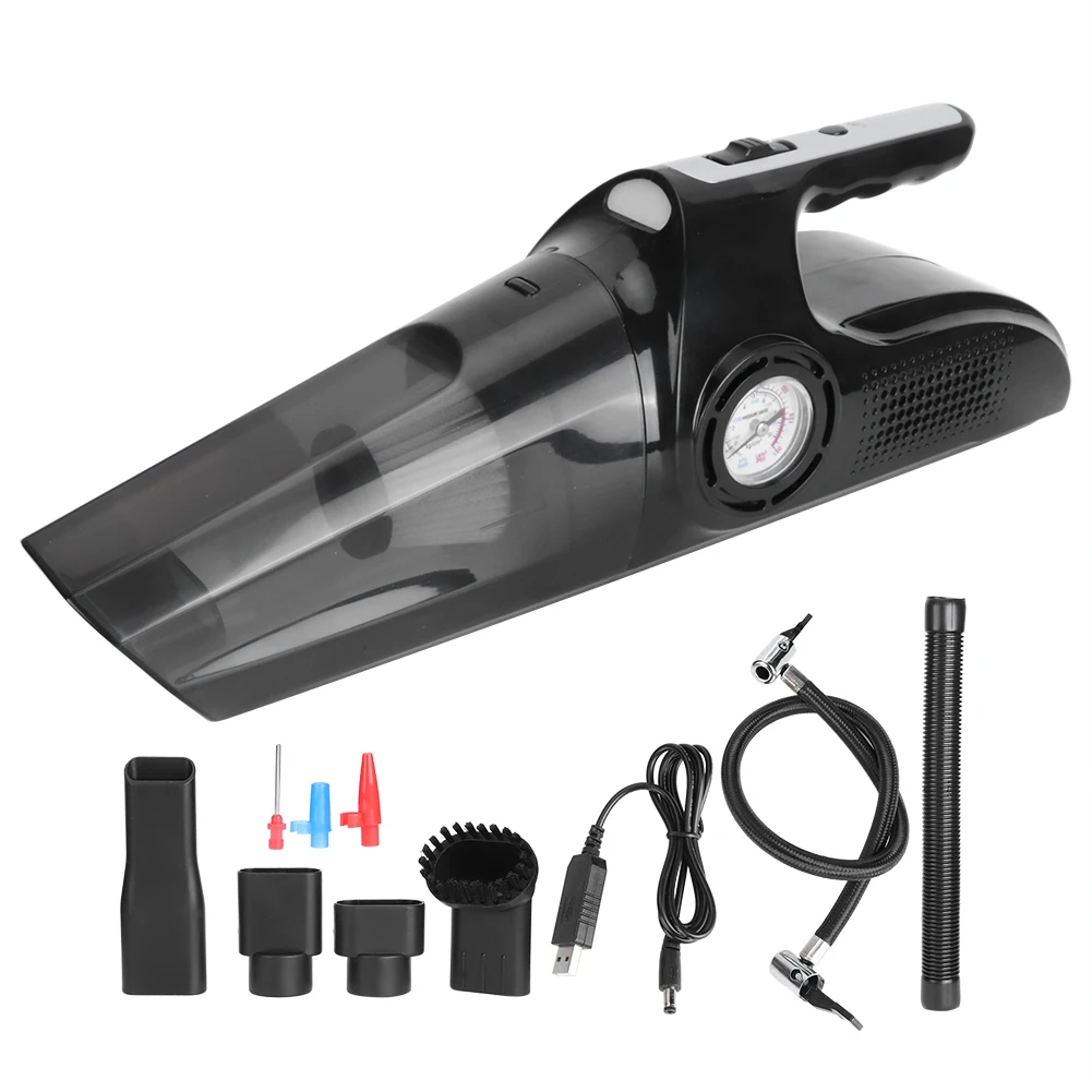 

120W Portable USB Rechargeable Cordless Car Vacuum Cleaner With LED Light Multi-Function Wet Dry Dual Use Cleaner