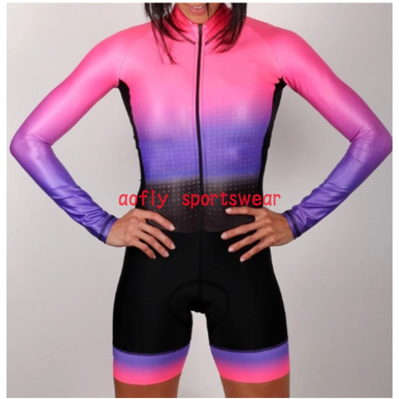 Кафитт с длинным рукавом одежда велосипедный костюм для триатлона езды на