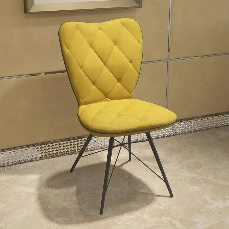 Современный простой обеденный стул для взрослых семейный в скандинавском стиле