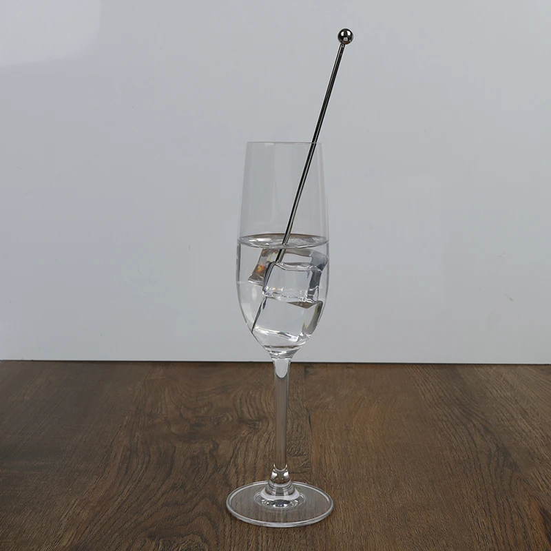 

1pc Mixing Cocktail Stirrers 19cm Coffee Stir Stick Stainless Steel Sticks For Wedding Party Bar Cocktail Swizzle Stick Stirrer