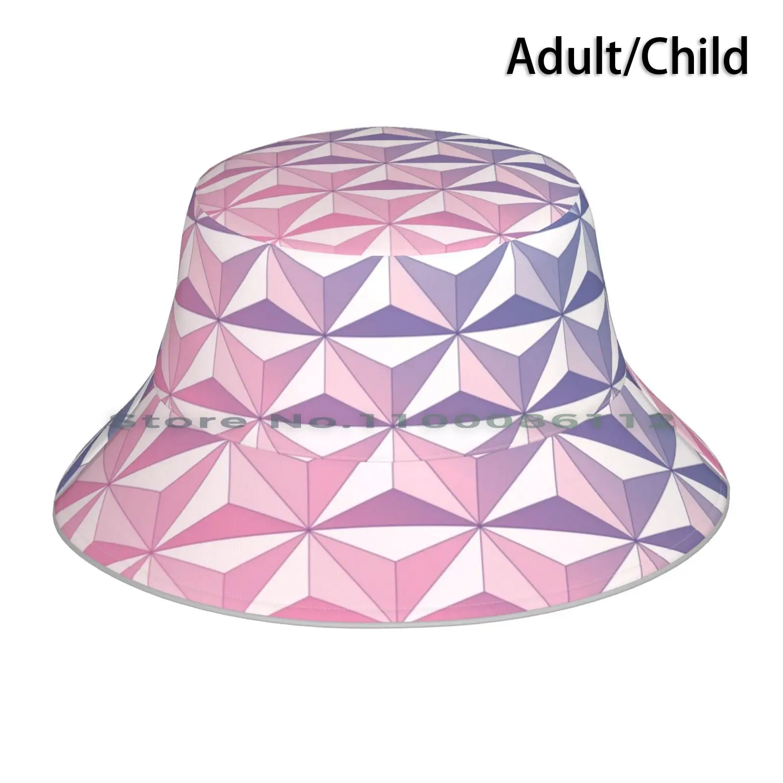 

Geodesic Sphere , Pink Bucket Hat Sun Cap Parks Pride Walt World Magic Rainbow Retro Vintage 1980s 1970s Vacation Center Stupid