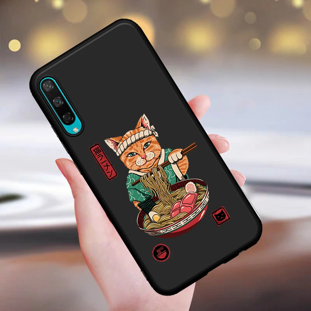 

Japanese Anime Cat Print Cute cartoon For Huawei Honor 8 Lite 8X 8C 9X 9 10 Lite 20 Pro V20 10i 20i 8S 8A 30 Pro 30S phone case