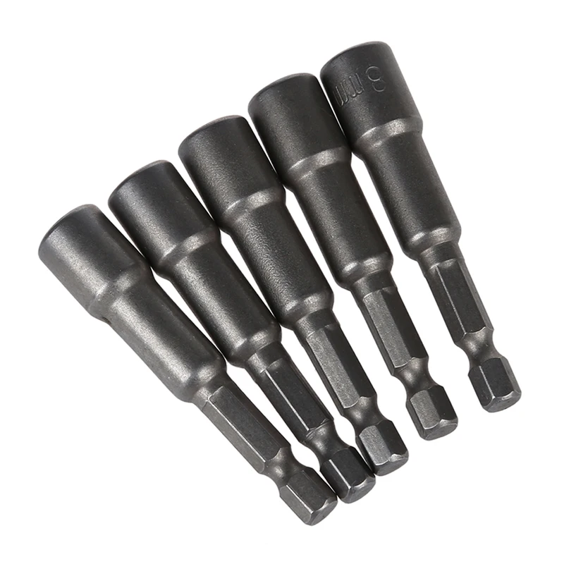 Новый 5 шт. Магнитный гайковерт шестигранные биты 8x65 мм|Наборы гаек и болтов| |